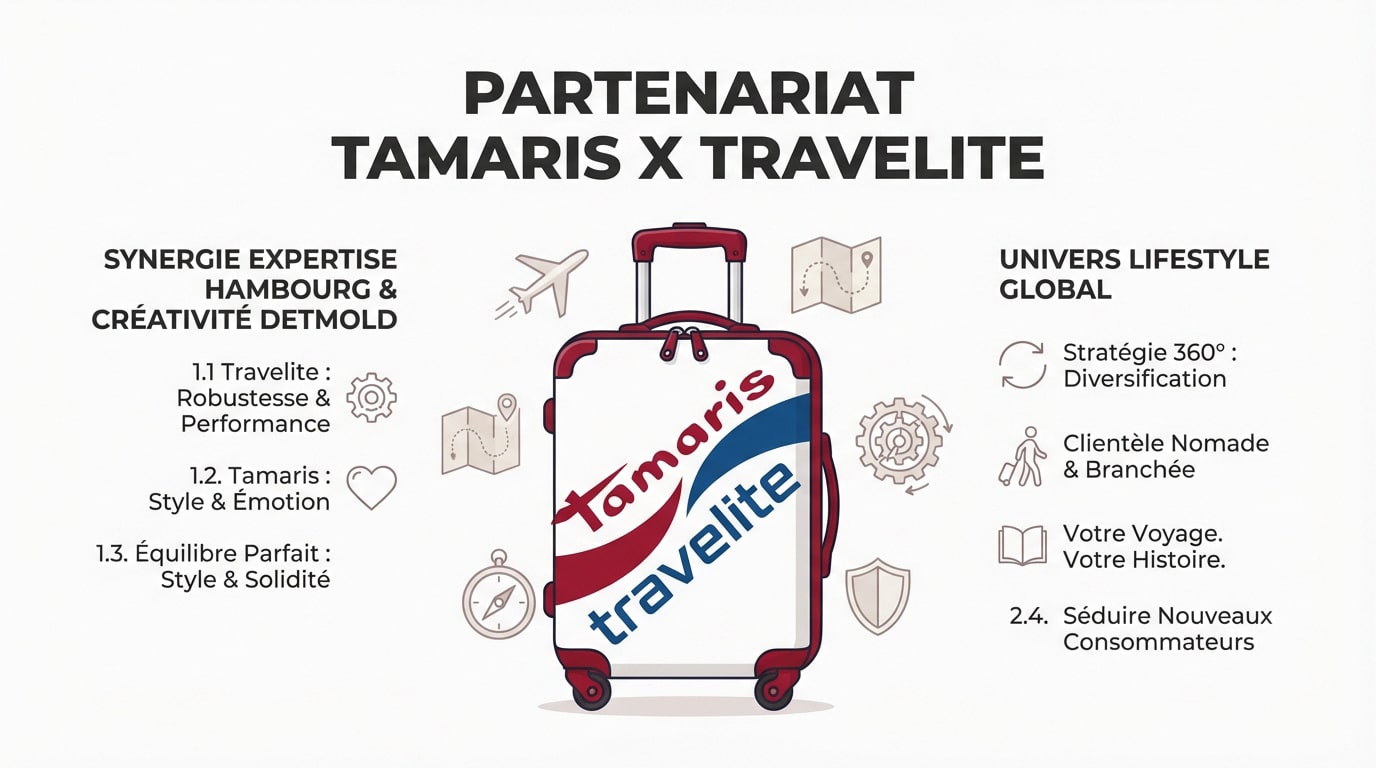 Collection de bagages Voyaage issue du partenariat entre Tamaris et Travelite
