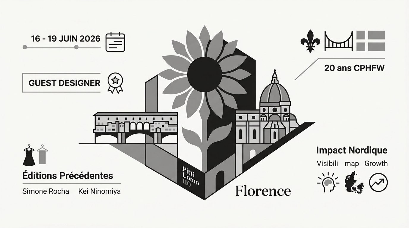 Défilé de la marque Sunflower lors du salon Pitti Uomo à Florence