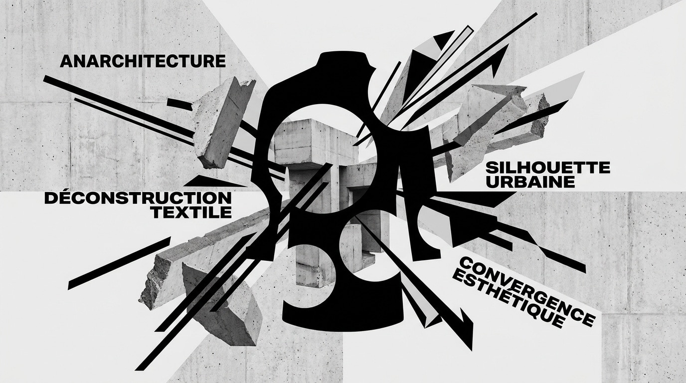 Déconstruction textile et anarchitecture inspirée par Gordon Matta-Clark pour Études Studios