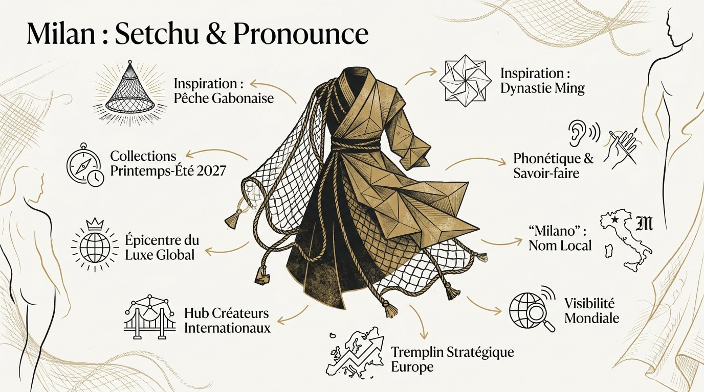 Défilé Setchu et Pronounce durant la Fashion Week homme de Milan 2026