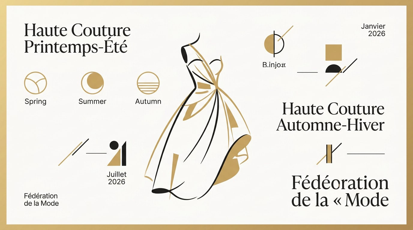 Robe minimaliste d'exception présentée lors du calendrier officiel de la Haute Couture à Paris