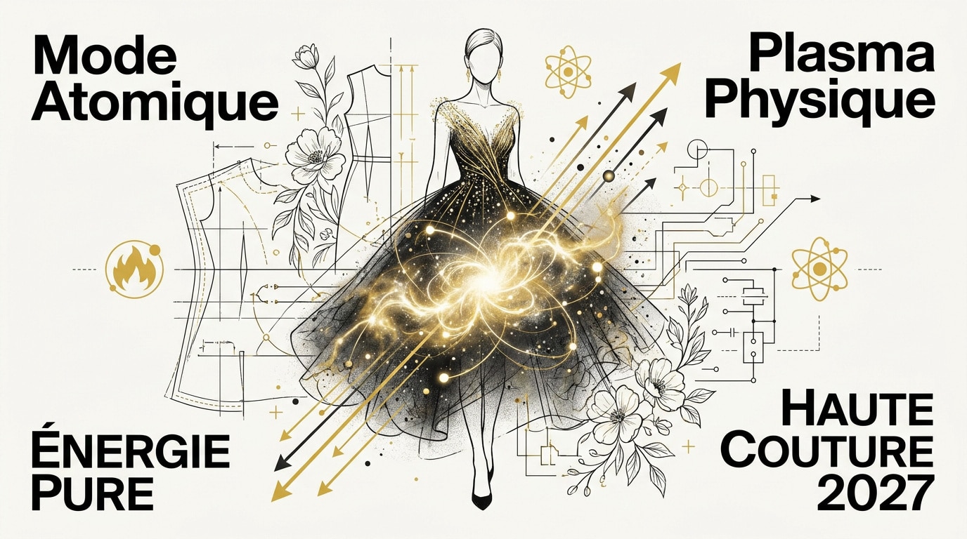 Robe lumineuse Fractal Universe d'Iris Van Herpen utilisant la technologie du plasma