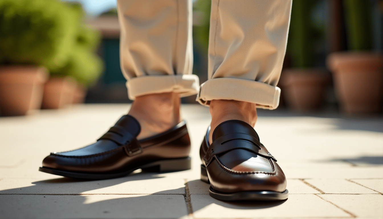 Illustration : les mocassins se marient avec des pantalons en — chaussures de ville pour homme : reconnaître les grands modèles classiques