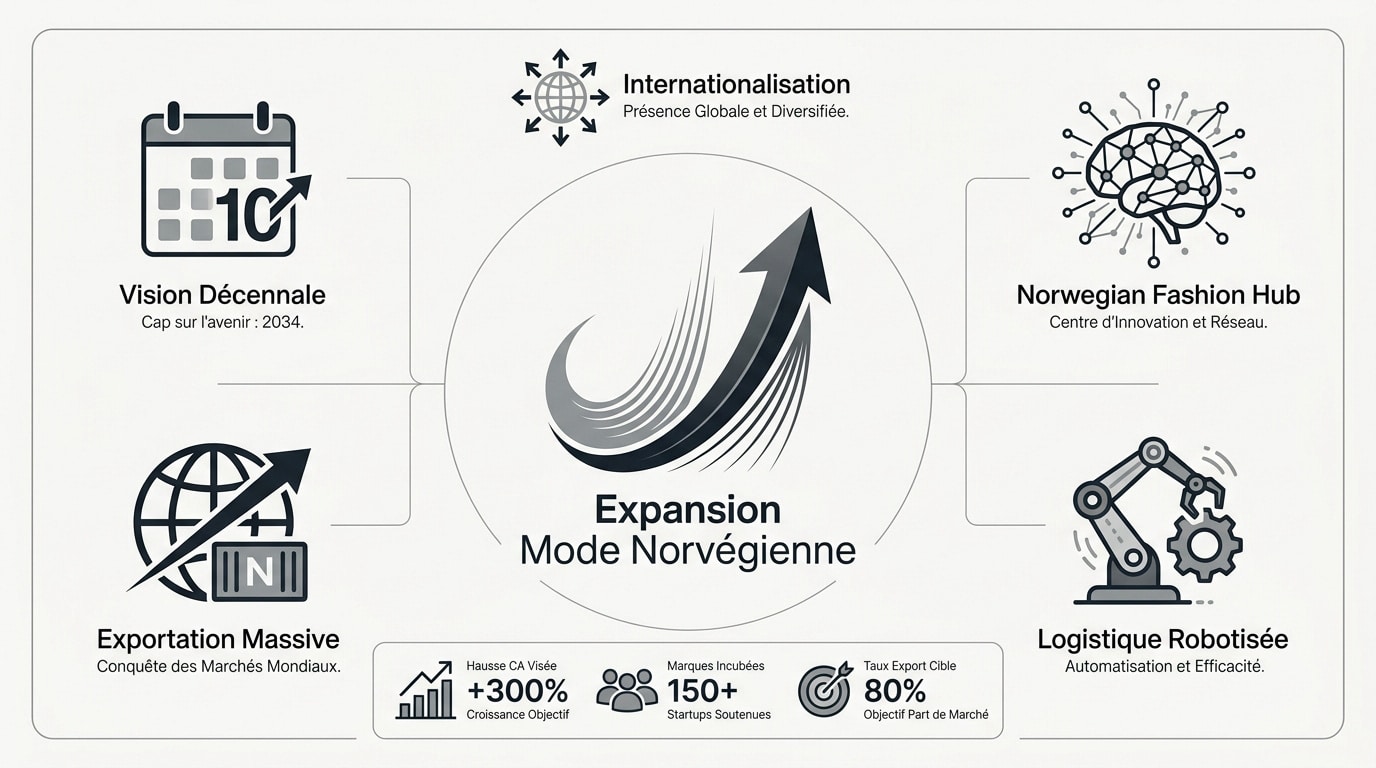 Expansion de la mode norvégienne et stratégies de développement à Oslo