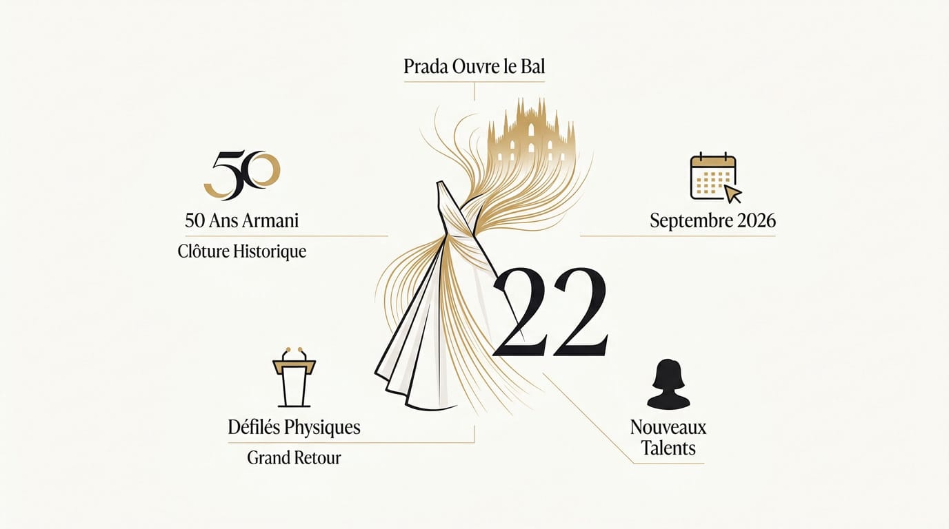 Défilé de mode haute couture lors de la Fashion Week de Milan SS26