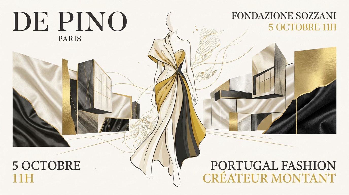 Défilé de mode De Pino à la Fondazione Sozzani Paris