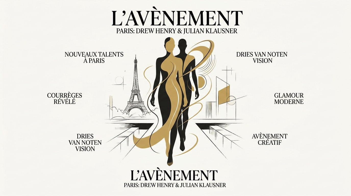 Mannequin défilant pour la collection printemps-été 2027 à Paris
