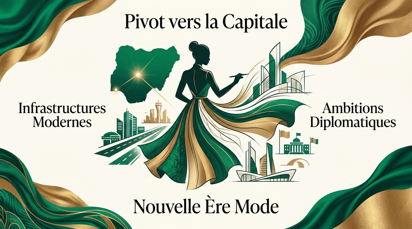 Défilé de mode à Abuja illustrant le pivot stratégique de la Nigeria Fashion Week