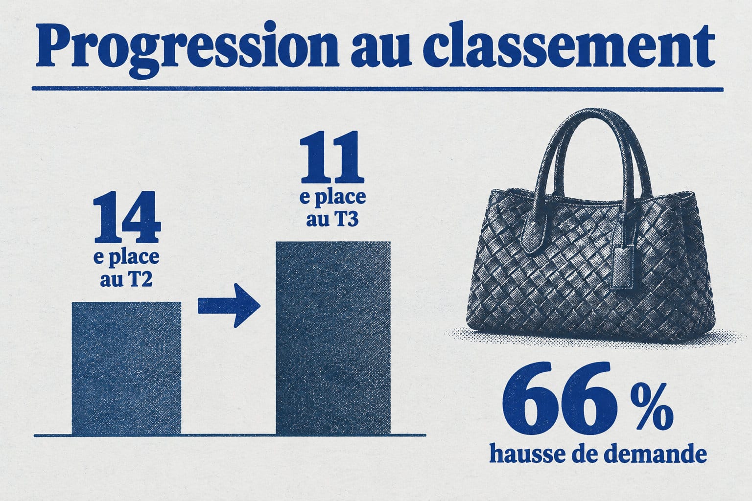 Le classement passe de la 14e place au T2 à la 11e au T3, tandis que la demande progresse de 66 %.
